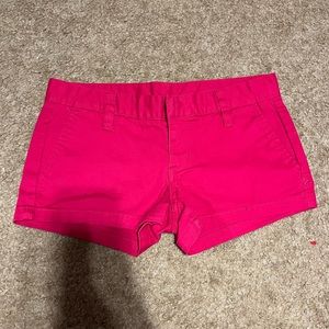 Hotpink Low Rise Shorts